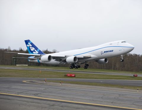 A customized military version of this Boeing 747-8 will serve future Presidents.