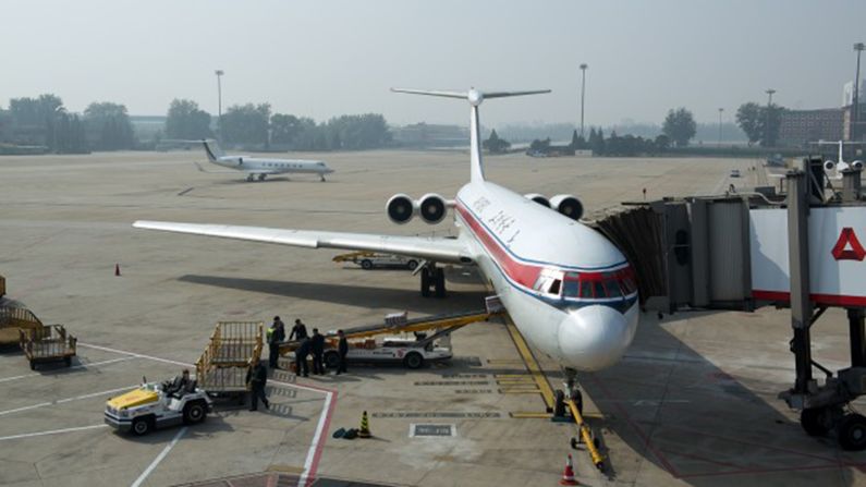 This Ilyushin IL-62 was built in the 1980s, and features four, rear-mounted engines and a so-called T-tail. Efforts to modernize Air Koryo's fleet have been stymied by longstanding international economic sanctions against North Korea. 