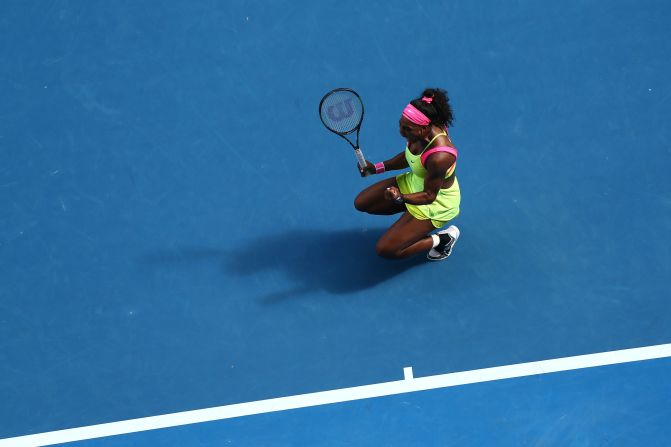 Williams fought off fellow American Madison Keys in the first set. She had an easier time in the second and advanced 7-6 (5) 6-2.