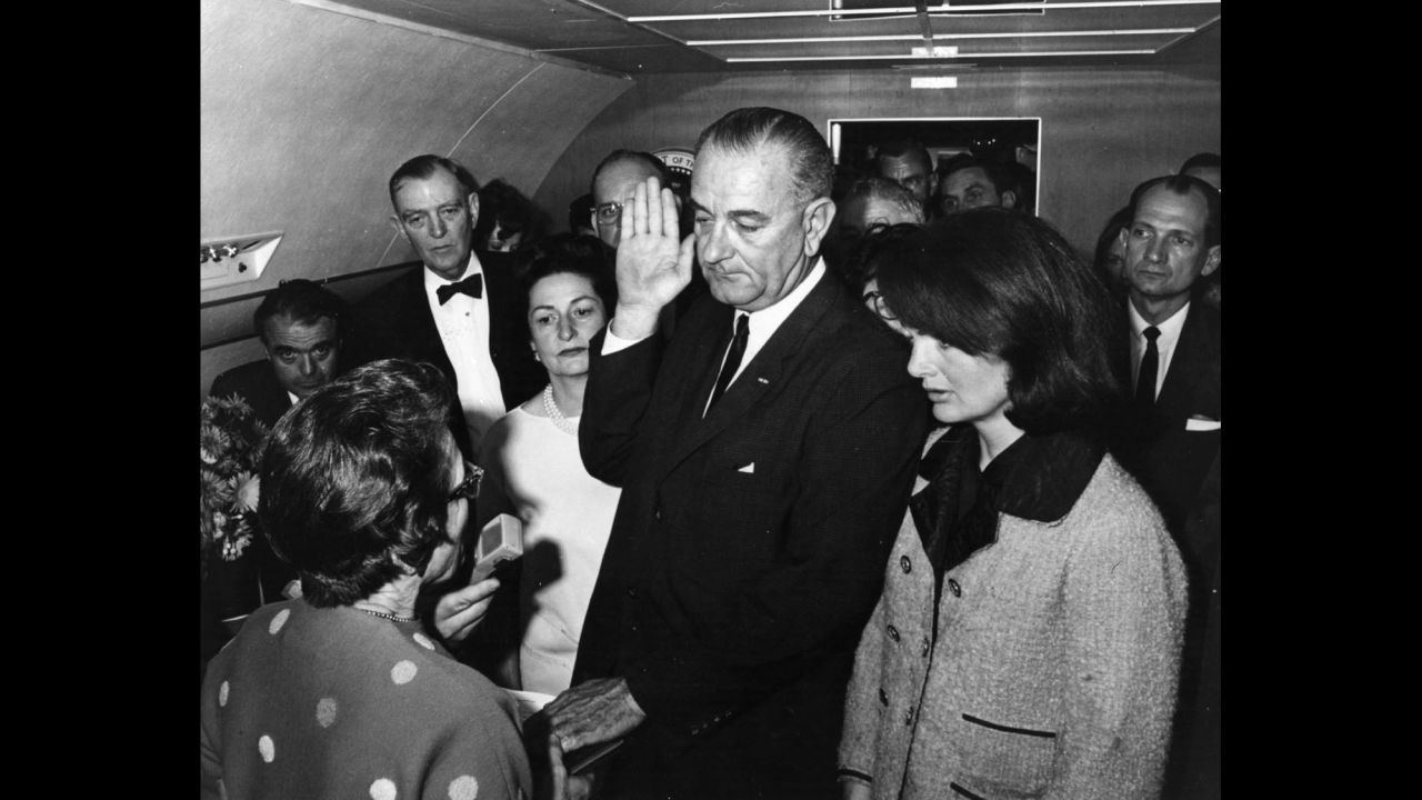 Following Kennedy's assassination, Johnson was sworn in as the President aboard SAM 26000 -- Special Air Mission, tail number 26000.