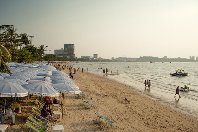 The Thai beach resort town of Pattaya holds steady at number 19 on the chart, despite an 8% drop in visitor numbers to 6.43 million.