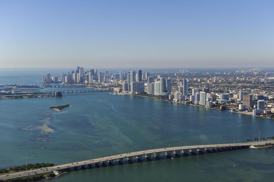 <strong>19. Miami:</strong> Miami's beaches, art scene and Spanish-infused culture -- in addition to the attraction of its next door neighbor, Miami Beach -- helped lure 7.6 million international tourists.