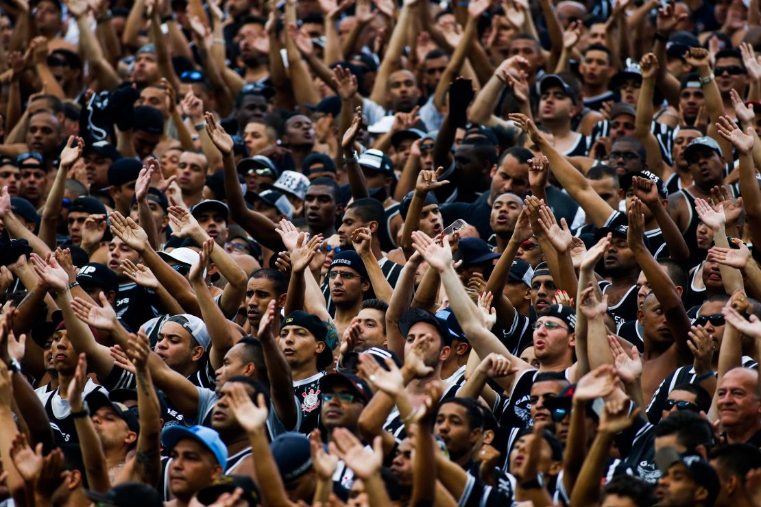 Rodrigues formerly played in front of the raucous Corinthians fans, who regularly turned out in their thousands to watch the Brazilian team.