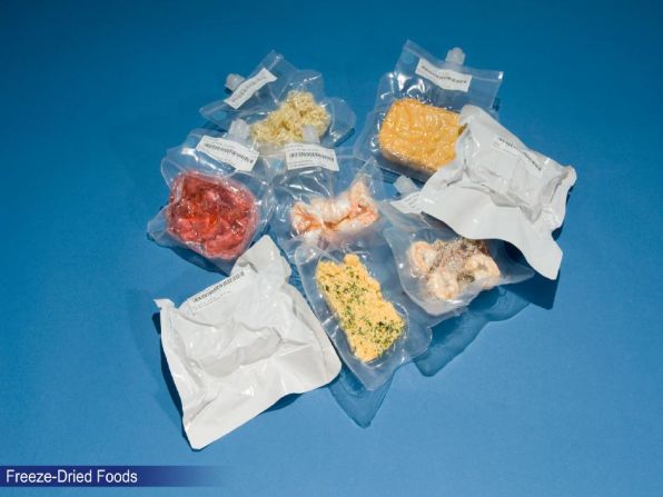 Tasked with feeding astronauts on long space missions while also minimizing the weight of food, NASA turned to freeze drying. It refined existing techniques to the point where it says it can now retain <a href="index.php?page=&url=https%3A%2F%2Fwww.jpl.nasa.gov%2Finfographics%2Finfographic.view.php%3Fid%3D11358" target="_blank" target="_blank">98% of the nutrients at 20%</a> of the original weight. NASA also developed <a href="index.php?page=&url=https%3A%2F%2Fspinoff.nasa.gov%2FSpinoff2020%2Fcg_2.html" target="_blank" target="_blank">freeze-dried ice cream</a>. These days, freeze-dried food is used in everything from emergency survival kits to disaster relief.