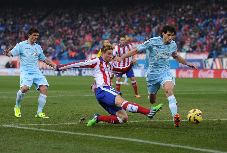 Fernando Torres returned to his beloved Atletico Madrid following a loan move from AC Milan. Torres scored 84 goals in 214 appearances for Atletico between 2001-2007.