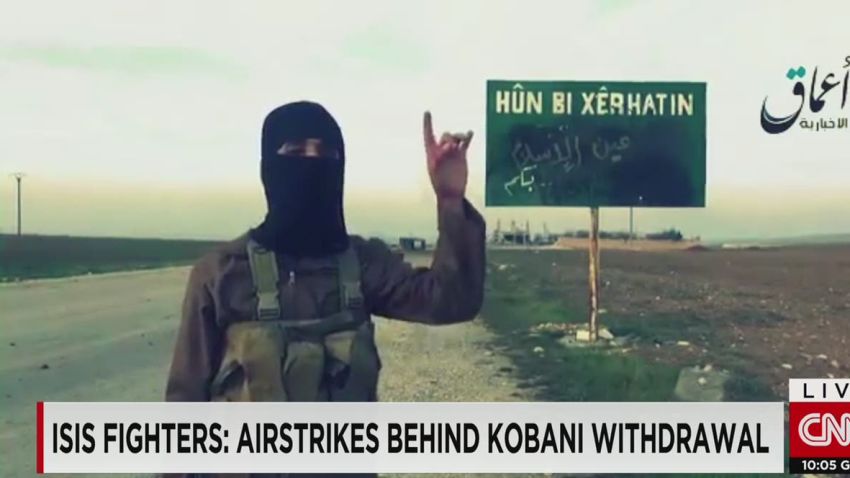 vo newsroom isis fighters say airstrikes caused kobani withdrawal_00003706.jpg