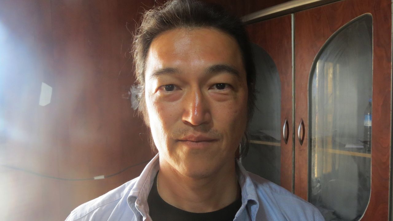Kenji Goto in Aleppo, Syria, on October 24, 2014.