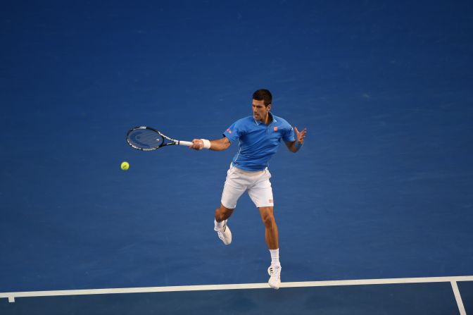 Djokovic's forehand was working early on and he played flawless tennis the first five games. 