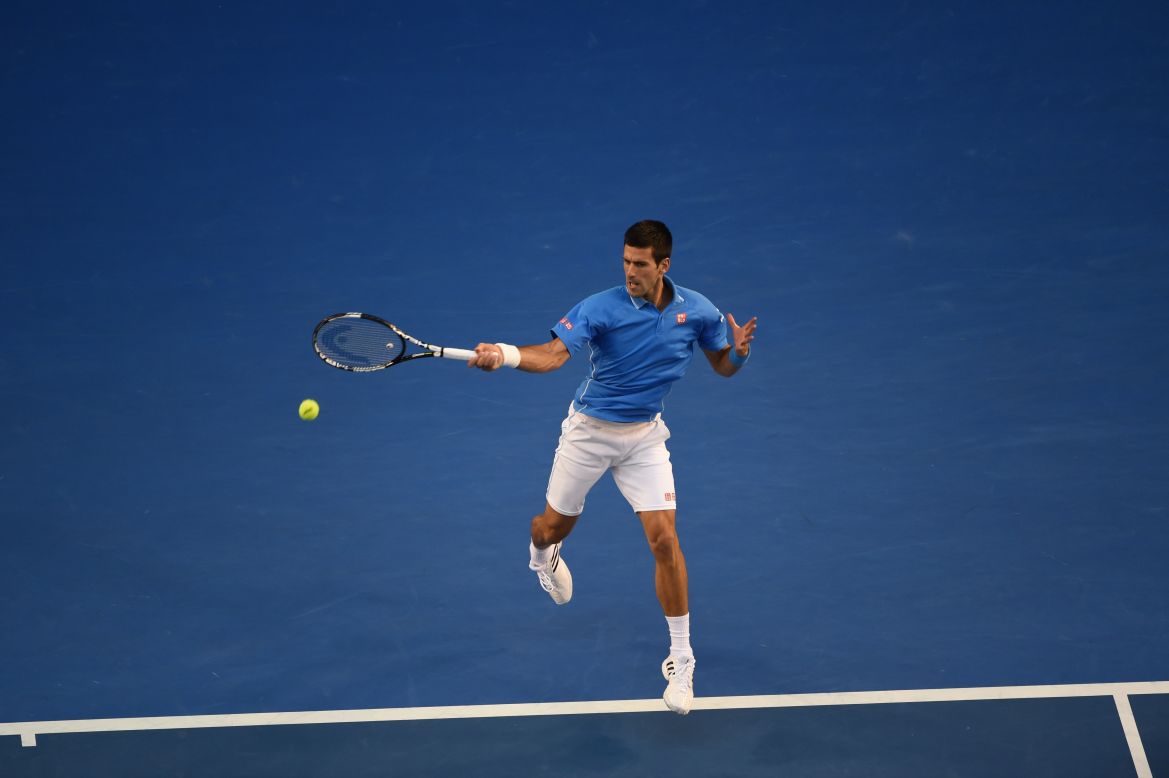 Djokovic's forehand was working early on and he played flawless tennis the first five games. 