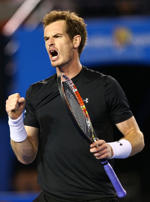 Murray worked his way back into the set and forced a tiebreak. 