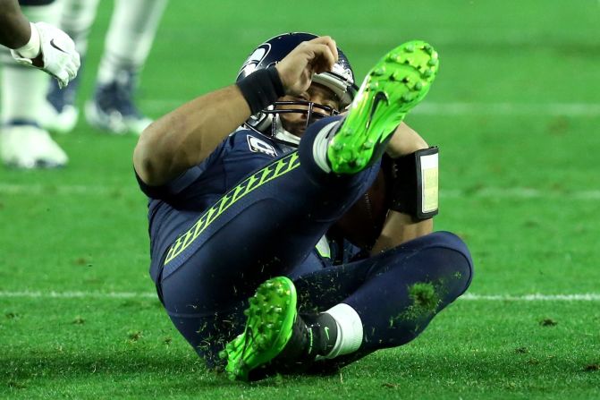 Wilson slides after a run in the third quarter.