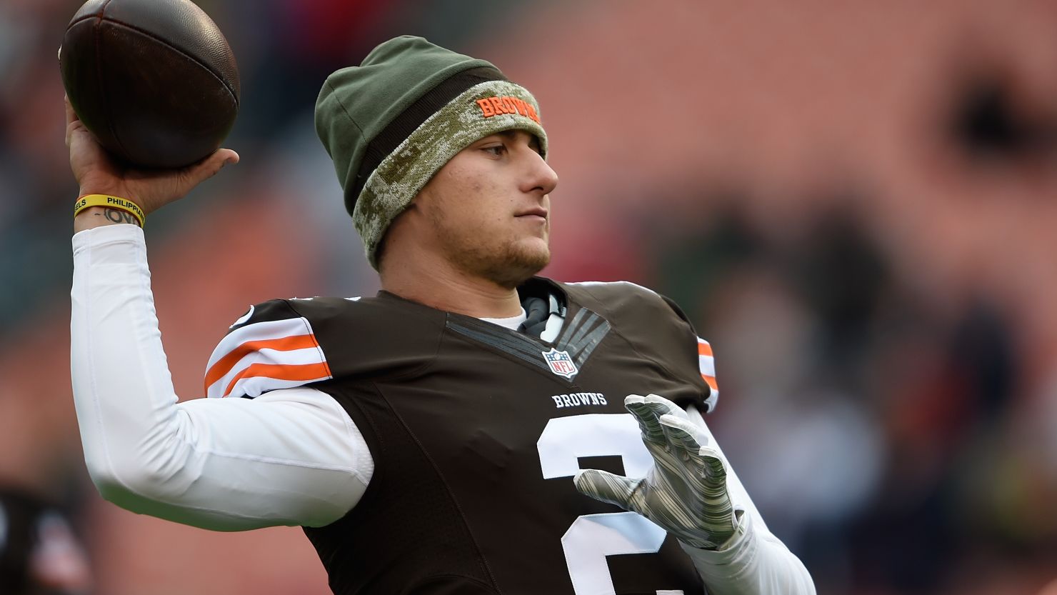Johnny Manziel was the 22nd selection in the 2014 NFL Draft. 