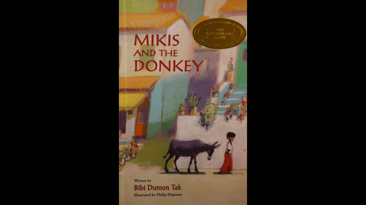 "Mikis and the Donkey," written by Bibi Dumon Tak and illustrated by Philip Hopman, is the 2015 Batchelder Award winner.