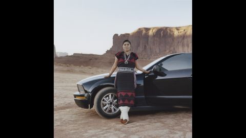 Evereta Thinn, 30, is a Navajo woman from Shonto, Arizona. An administrator at a Shonto school district, she aspires to start a<br />language and cultural immersion school for her people.