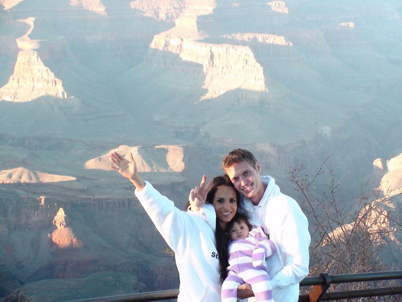 Mark and Ismini visited the Grand Canyon with their daughter Rafeala, while performing acts of kindness in Arizona.  