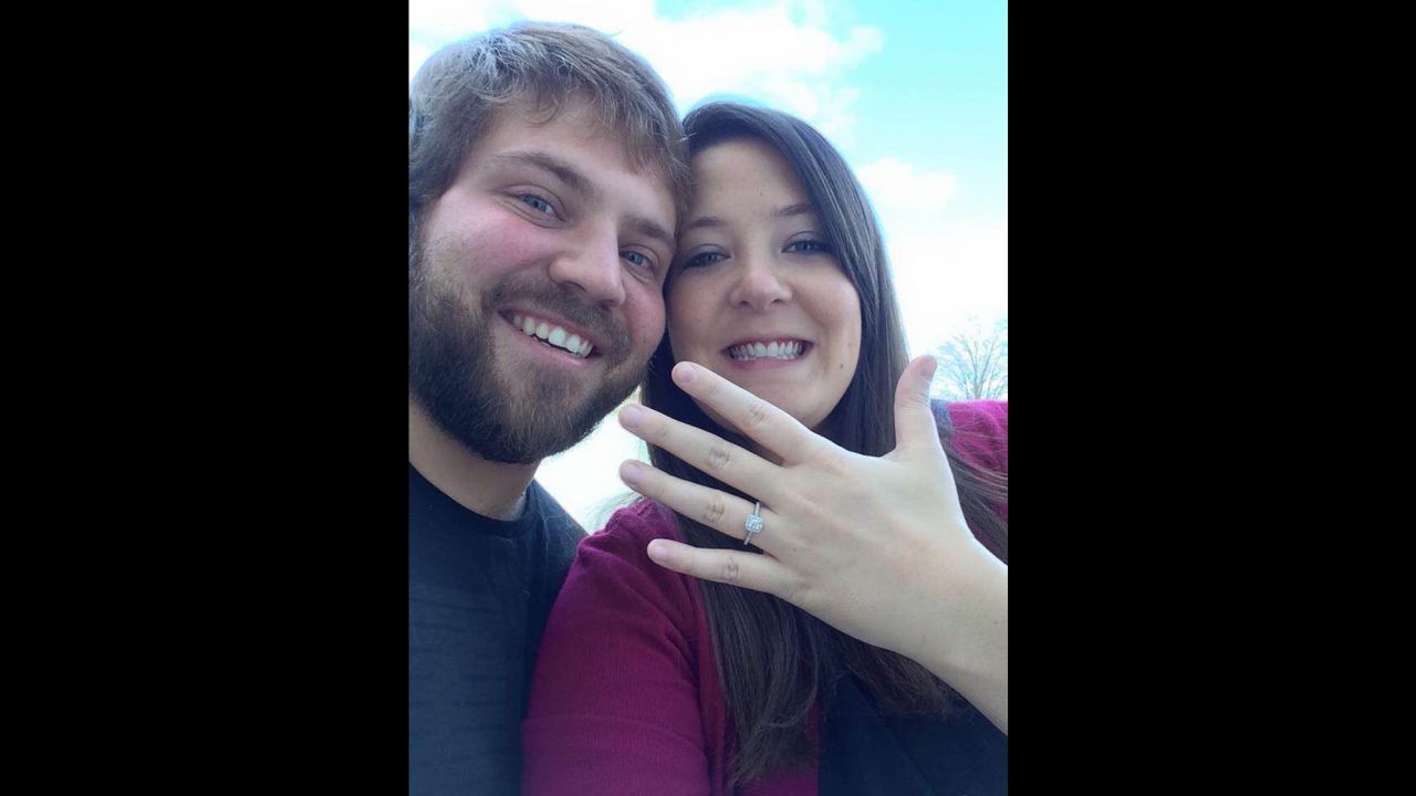 Ashley McIntyre gave Danny Robinson her kidney in April 2014. He asked her to marry him on Christmas.