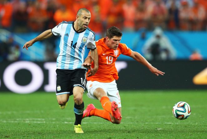 It sometimes feels as though nothing is out of bounds when discussing the physical and mental conditions of elite athletes. Argentine footballer Javier Mascherano (left) didn't bat an eyelid as he told reporters he'd torn his anus in a goal-saving stretch during last year's World Cup. 