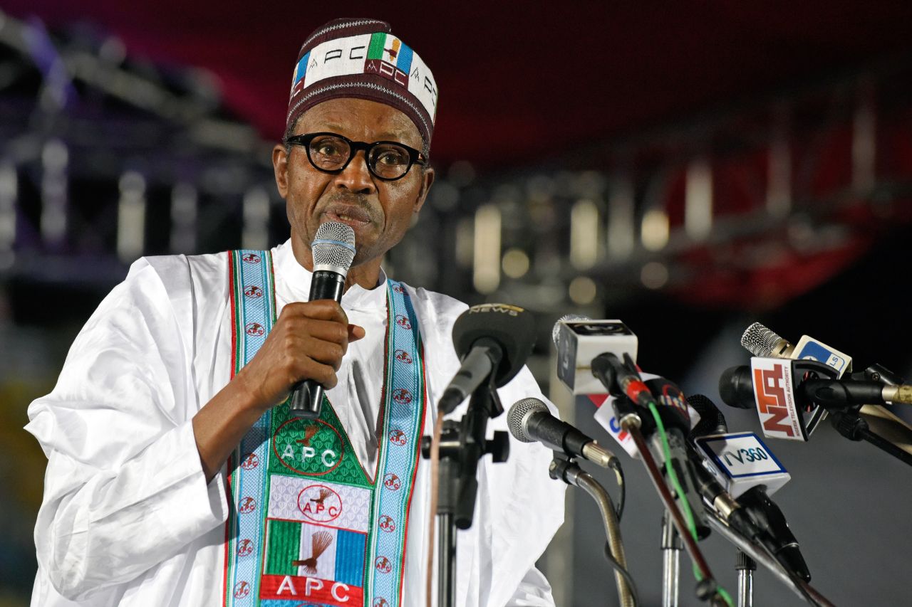 Former military ruler and presidential aspirant Muhammadu Buhari at the APC party primary in Lagos on December 11, 2014.<br /><br /><strong>With thanks to Tolu Jinadu -- see more of his Nigeria Election photography </strong><a href="https://www.facebook.com/pages/Nigeria-Elections-in-Pictures/344741362385014?fref=ts" target="_blank" target="_blank"><strong>here</strong></a><strong>.</strong>