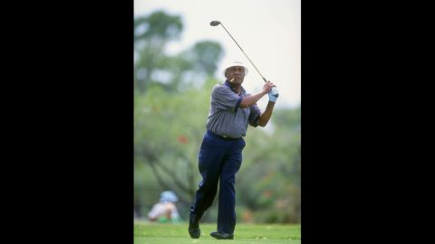 <a href="http://www.pga.com/news/pga/charles-sifford-who-broke-pro-golfs-color-barrier-dies-age-92" target="_blank" target="_blank">Charles Sifford</a>, the first black player on the PGA Tour, died on February 3, according to Derek Sprague, president of the PGA of America. Sifford was 92.