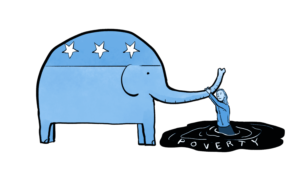 gop middle class illustration