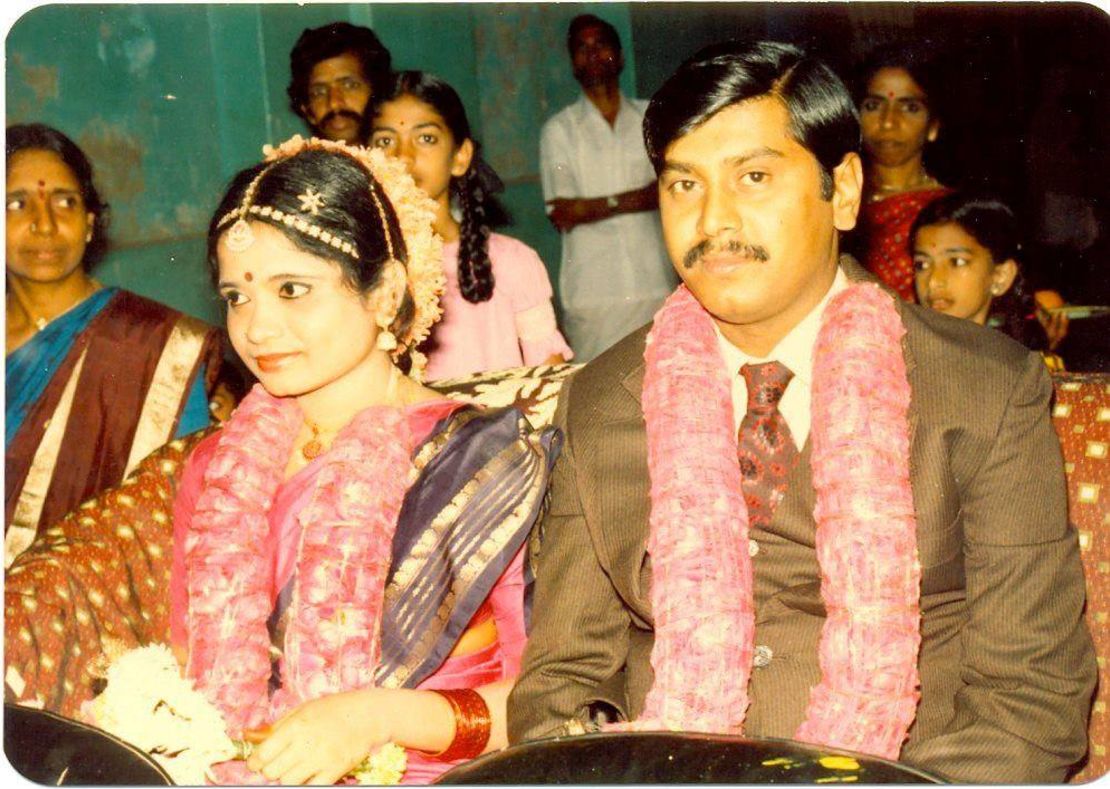 The author's parents at their wedding in 1985.