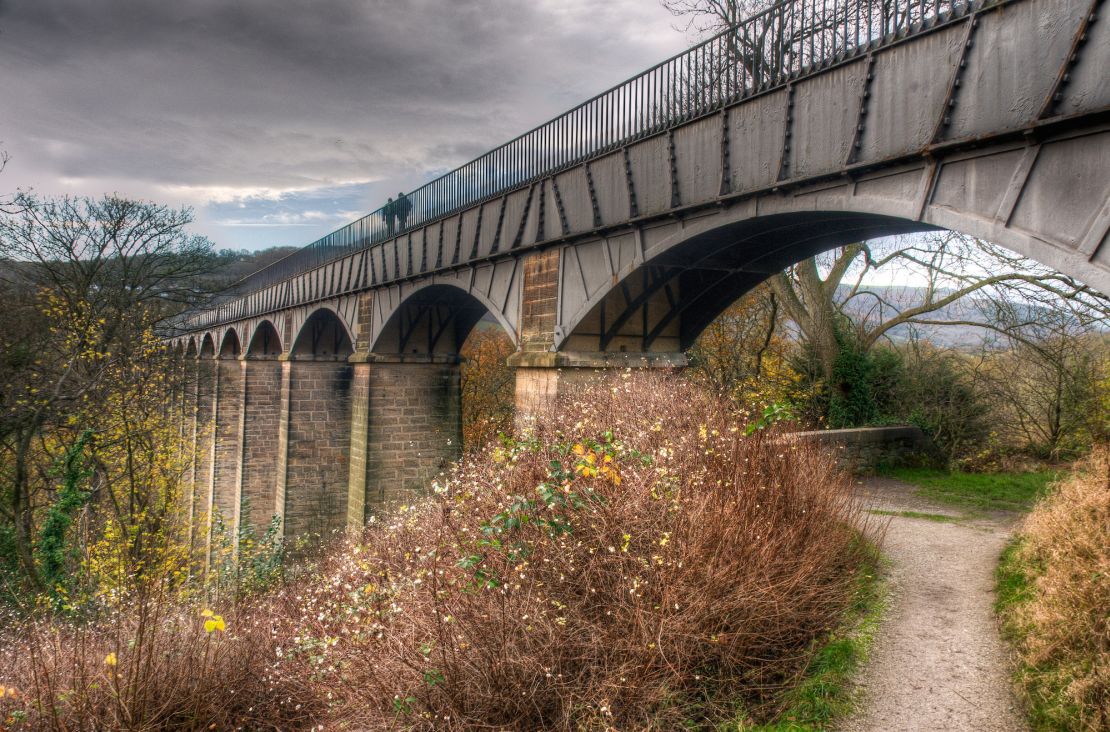 Wales' 18-kilometer-long Pontcycylite Aqueduct is an engineering marvel. 