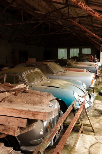 The cars have been removed from the site with great care, and are now in storage awaiting auction. 