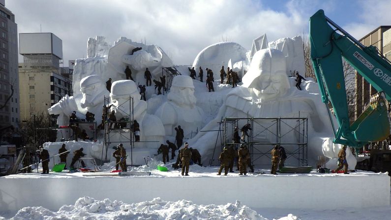 By February 3, the masterpiece was nearly complete.
