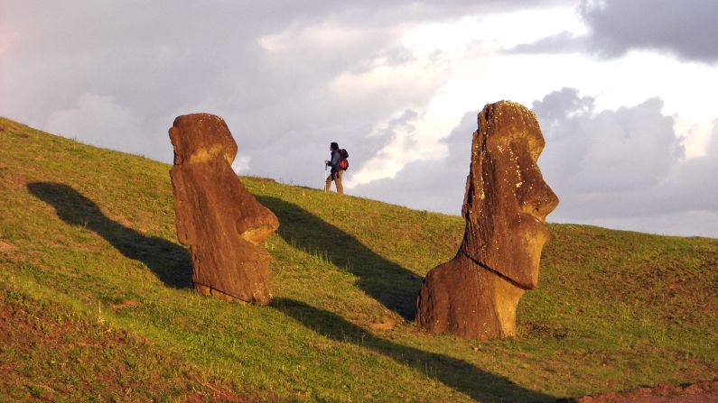 An ancient and mysterious Polynesian civilization and romantic windswept landscapes make this Chilean island one of a kind. Hiking trails lead to clusters of giant stone heads, the most famous feature on the island. What you don't hear as much about is <a  target="_blank" target="_blank">Rapa Nui</a>'s awesome beaches and great surf.  <br /><strong>Romantic rush: </strong>Full moon mountain bike ride along the south coast to Ahu Tongariki.<br /><strong>Hot hotel:</strong><a  target="_blank" target="_blank"><strong> </strong>Explora Rapa Nui</a>, Te Miro Oone S/N, Hanga Roa, Chile; + 56 2 2395 2800