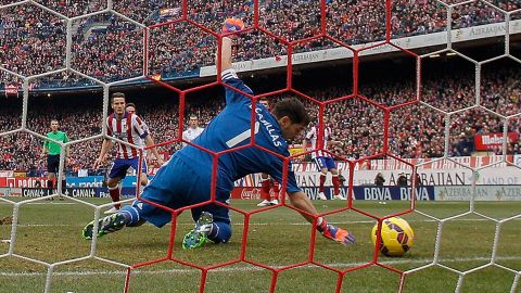 Real Madrid goalkeeper Iker Casillas made the error that set Atletico on their way to a 4-0 derby day rout.