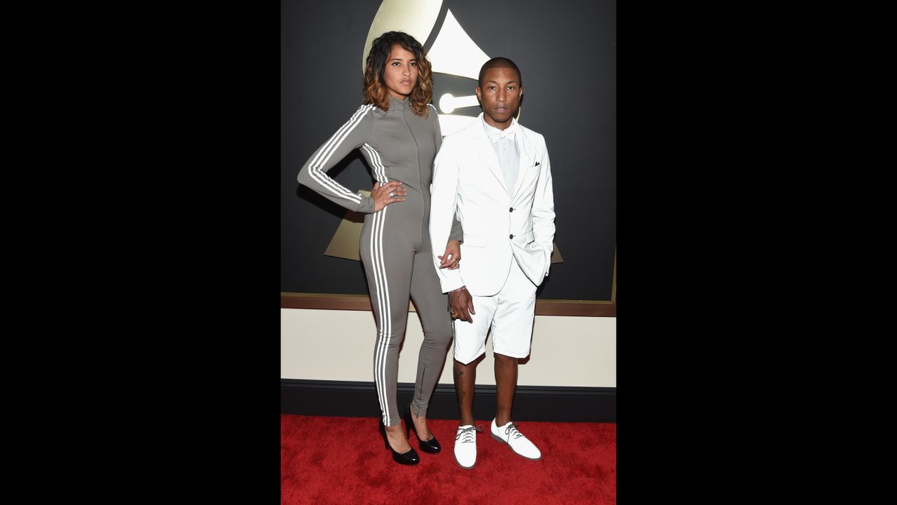 Helen Lasichanh and Pharrell Williams