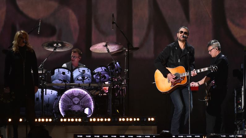 Eric Church sings "Give Me Back My Hometown."