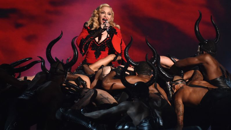 Madonna had some interesting performers for her single "Living for Love."