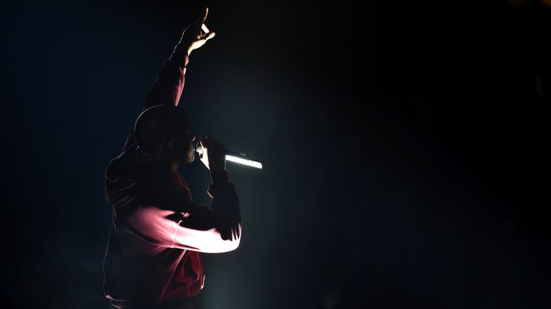 Kanye West went Auto-Tune for "Only One."
