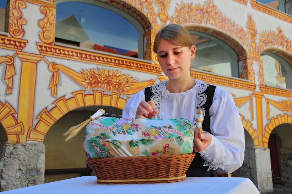 The town of Idrija has produced beautiful lace for hundreds of years. 