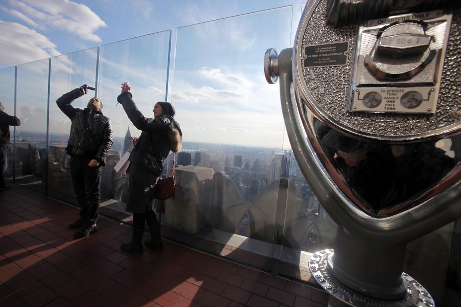 One of New York's most popular attractions, Top of the Rock offers stunning views of the Empire State Building and Central Park.
