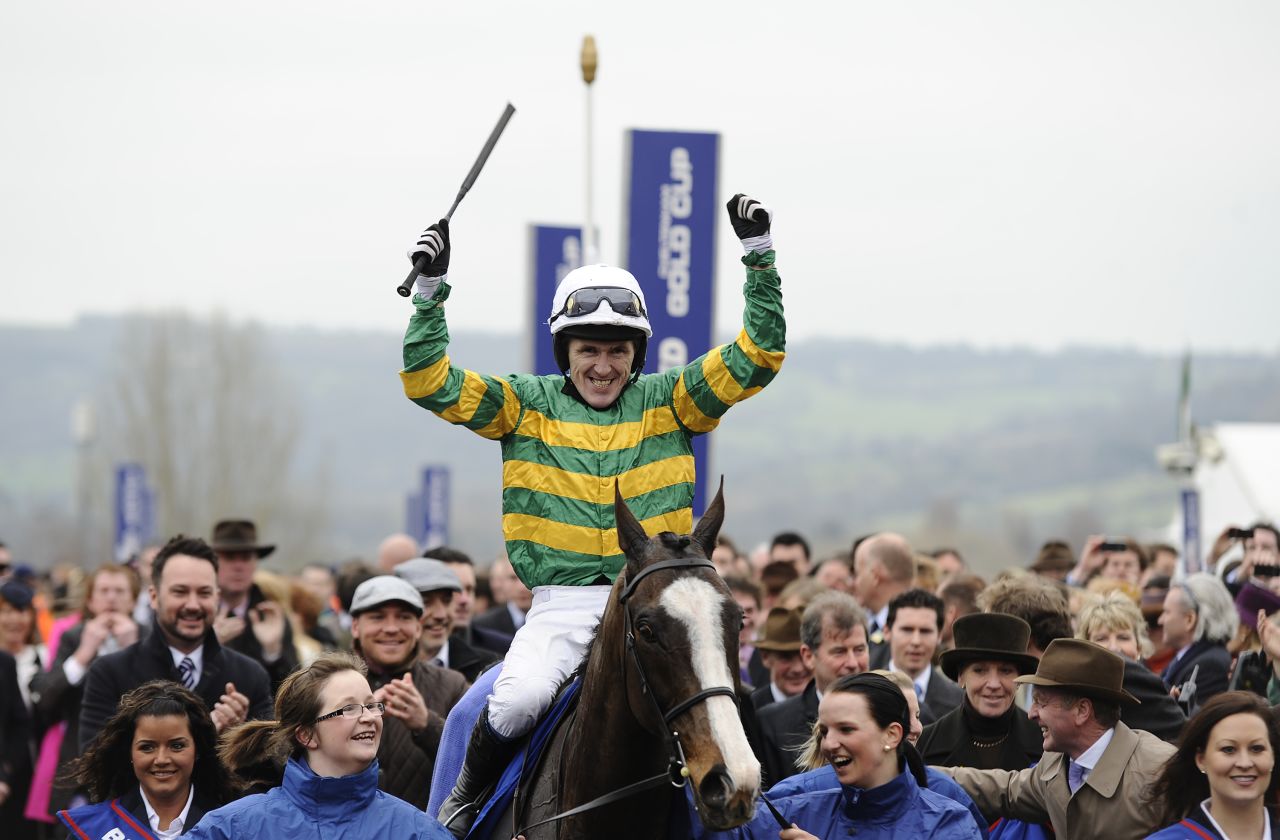 He is also a two-time winner of the Cheltenham Gold Cup, seen by many as the pinnacle of jump racing, his most recent win on Synchronised in 2012.