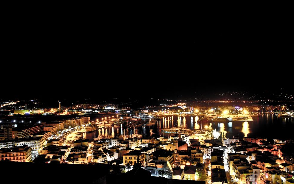 The island of Ibiza offers "more than just amazing parties," says <a href="http://ireport.cnn.com/docs/DOC-1178523">Manuel Mayrhofer</a>. Exhibit A: Beautiful nighttime views like this one.