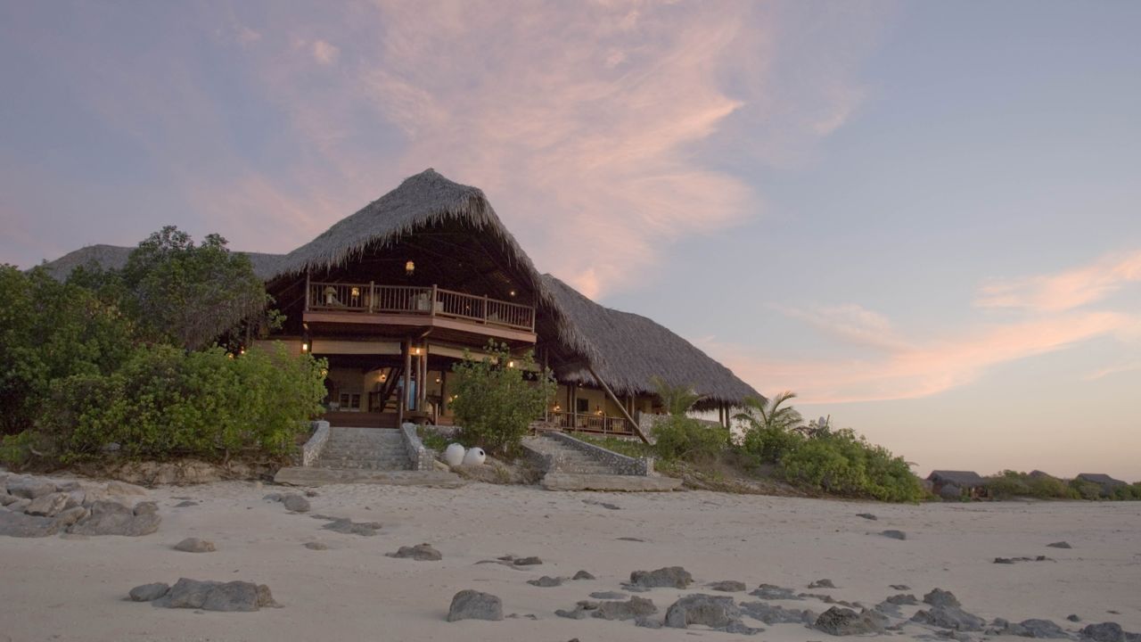 Anantara Medjumbe Island Resort sits on a tiny island in the Quirimbas Archipelago.