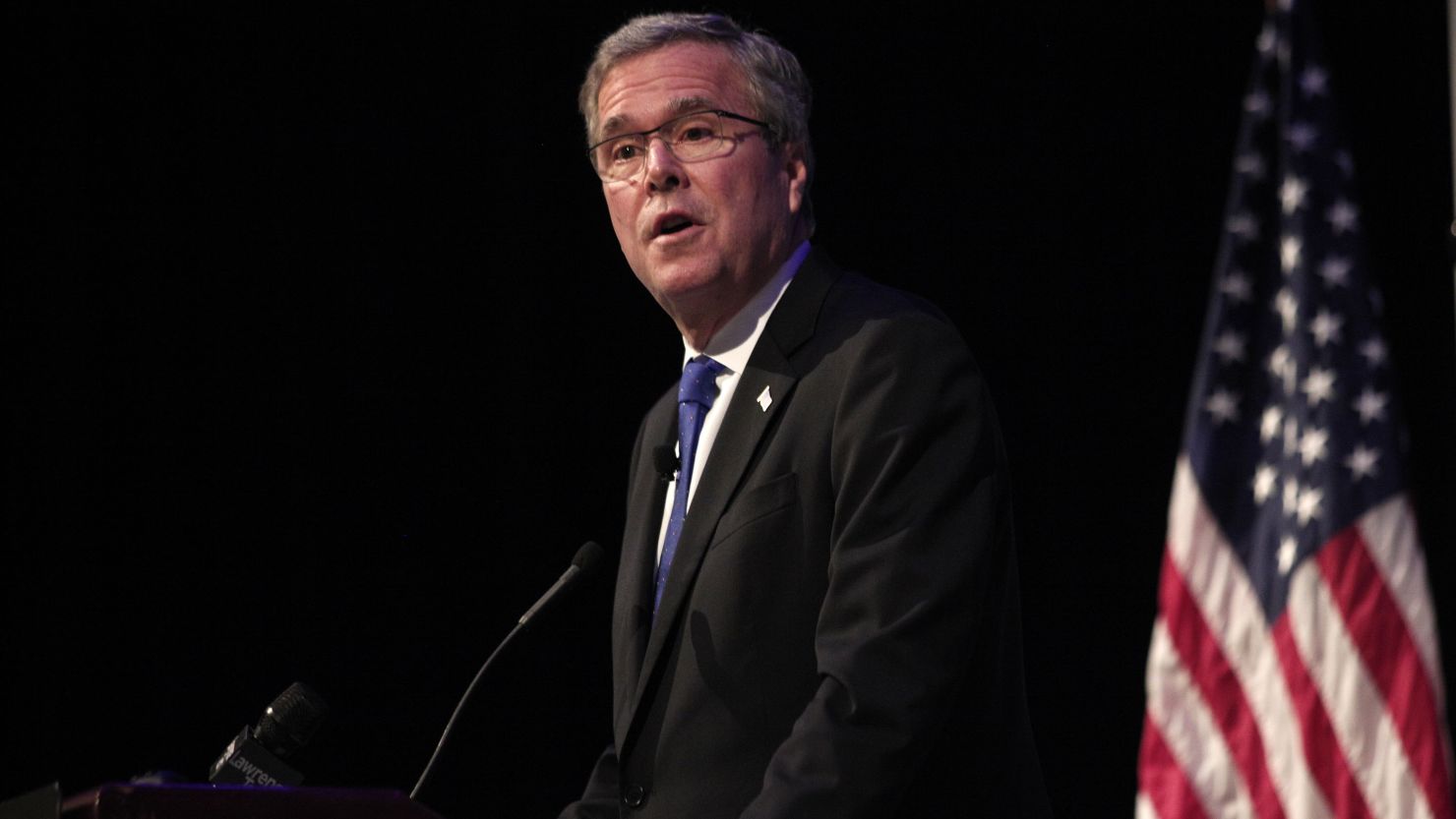 Former Florida Gov. Jeb Bush shied away from talking about Common Core when speaking about education on Tuesday in Florida. 