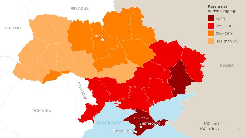 Ukraine S War Everything To Know About How We Got Here CNN   150210105820 Ukraine Language Map 