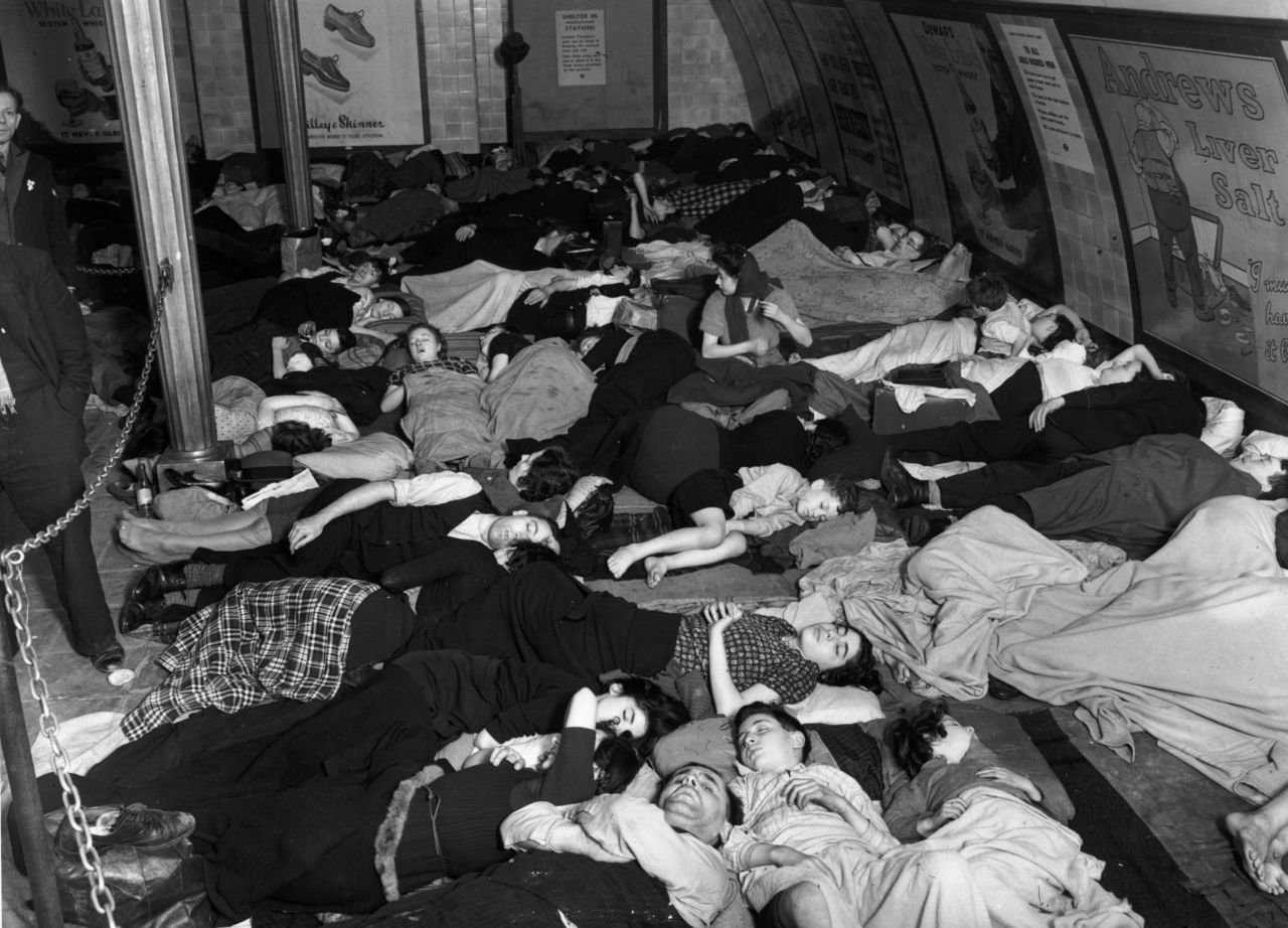 Stations were used as bomb shelters during World War II when the city was regularly targeted by German bombers.