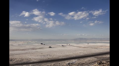 Bleak and austere, the atmosphere at Lake Urmia appears completely desolate. "After seeing it, I found it an environmental and social disaster," Zendehdel said. "It was a tragedy."