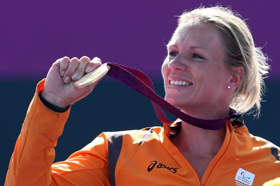 The Paralympic gold medal at London 2012 was a landmark achievement for Vergeer. "It was such a relief to win," she recalls. "It was a lot of pressure on my shoulders and so I decided to take a break after the Paralympic Games."