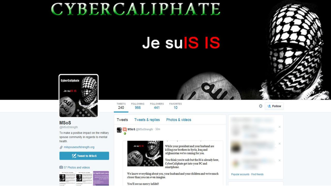 CyberCaliphate is an apparent ISIS sympathizer accused of hacking.