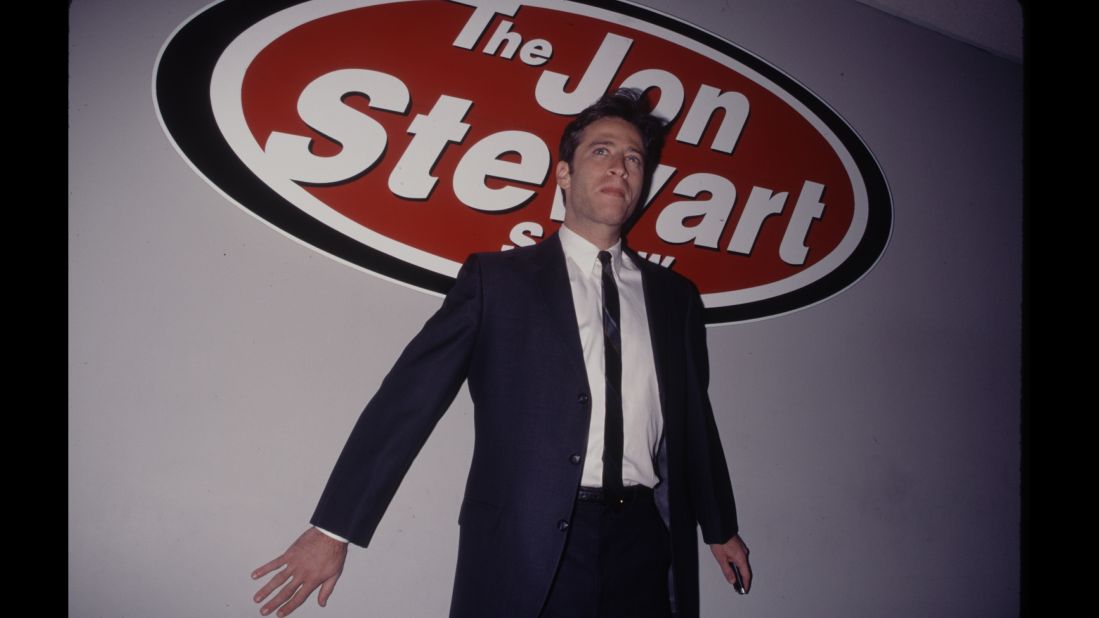 As a precursor to his Comedy Central gig, Stewart got familiar interviewing celebrities on "The Jon Stewart Show," a <a href="http://www.cc.com/comedians/jon-stewart" target="_blank" target="_blank">short-lived program</a> he hosted on MTV in the '90s.