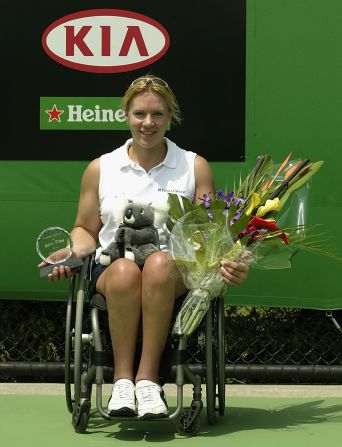 Vergeer's 10-year winning streak began with victory at the 2003 Australian Open, where she beat Australian Daniela Di Toro, who also happened to be the last player to inflict defeat on the Dutch dynamo.