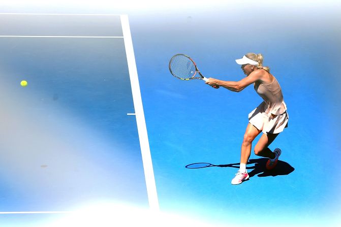 Wozniacki isn't the first tennis player to appear in the edition.