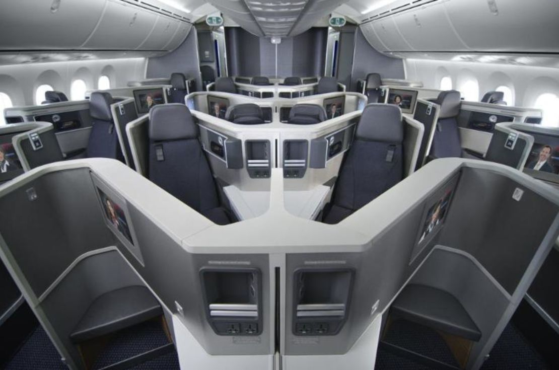 American Airlines' new 787-8s will include "28 fully lie-flat Business Class seats arranged in a 1-2-1 configuration," the airline said.
