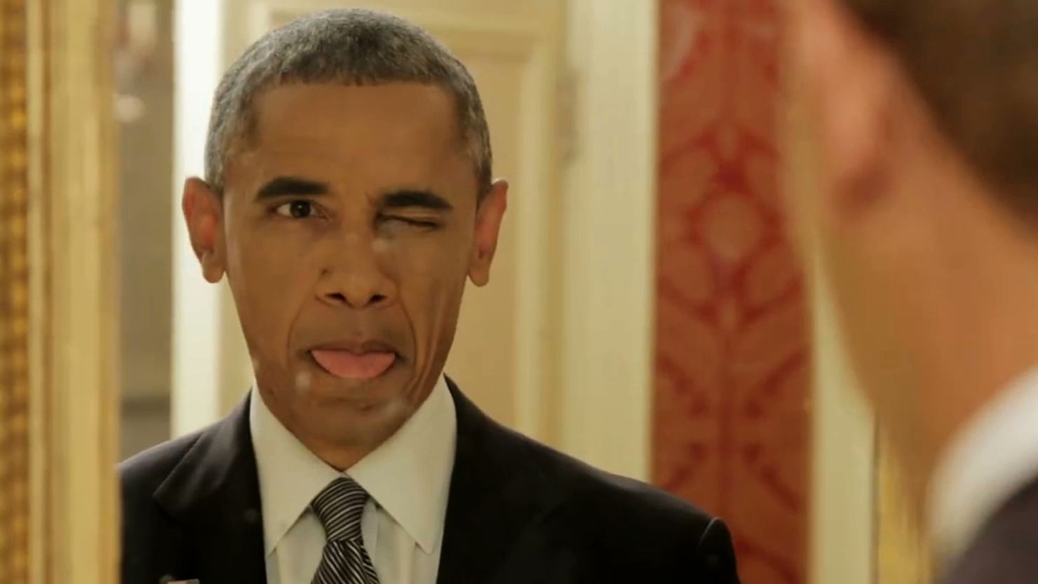 President Obama appeared in a Buzzfeed video. 